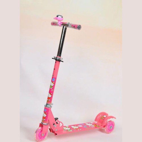 Xe trượt scooter 3 bánh phát sáng, có chuông cho bé