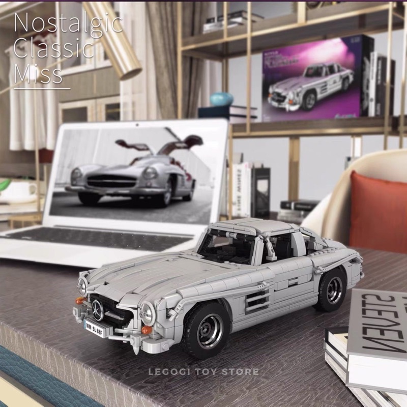 Đồ chơi lắp ráp Legogi xếp hình XE MERCEDES AMG KIYUI 1416 mảnh ghép đồ chơi xếp hình thông minh