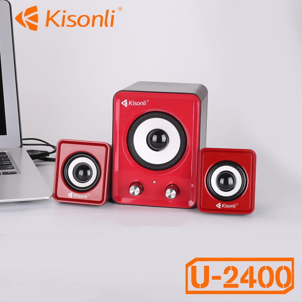 Loa Vi Tính Kisonli U-2400 - Jack 3.5mm và USB