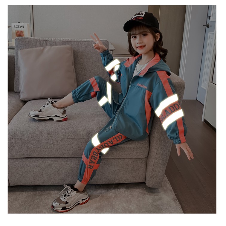 Set Áo Khoác Dài Tay+ Quần Thể thao Cho Bé Gái☑️ Bộ đồ bé gái 9 tuổi (3-12 tuổi)☑️ Quần áo size đại cho bé gái 14 tuổi