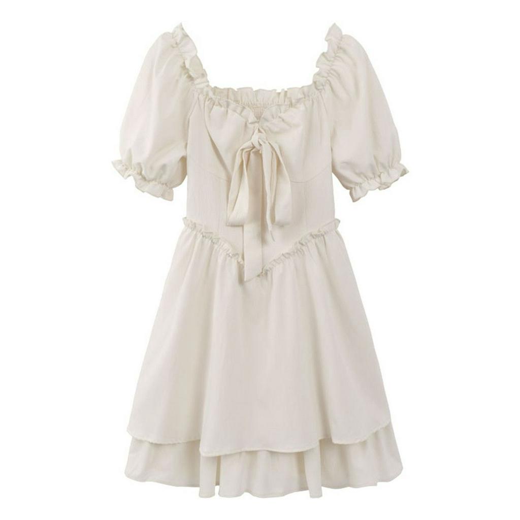 50-100KG BIGSIZE Đầm Công Chúa Mùa Hè Tay Bồng Plus size Lớn 50-100KG Cho Nữ