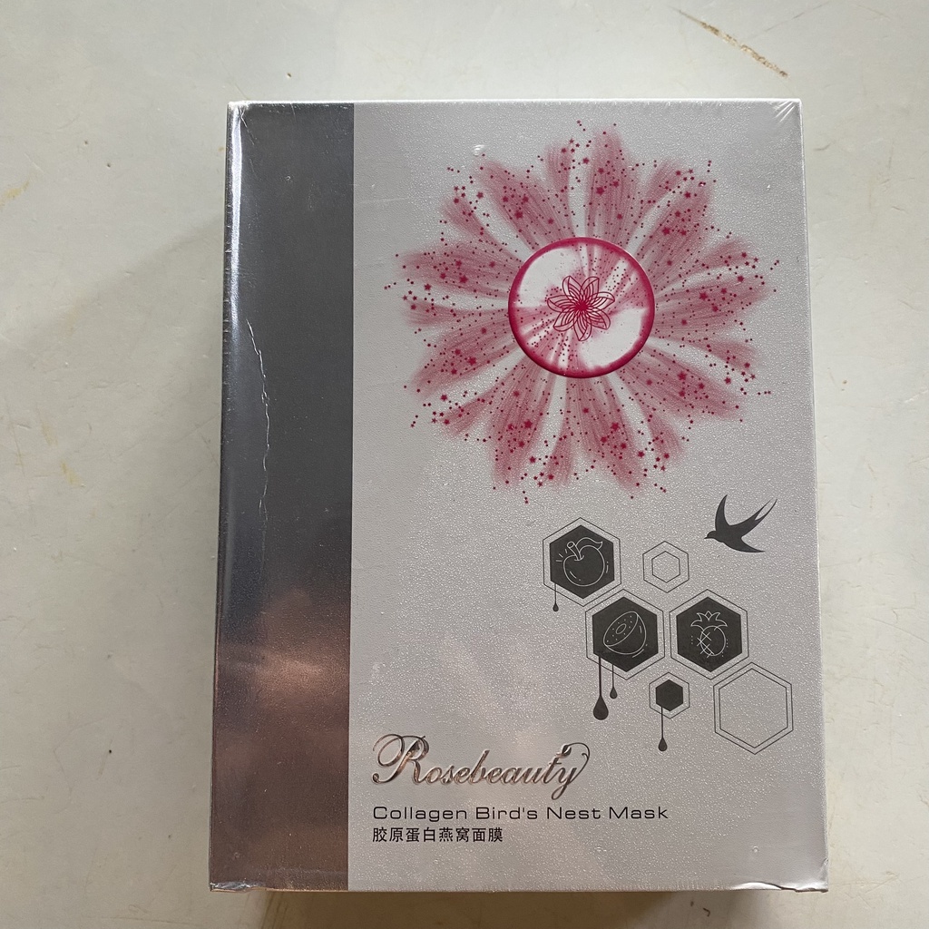 Mặt Nạ Dưỡng Da Collagen Yến Tươi Rose Beauty 1miếng