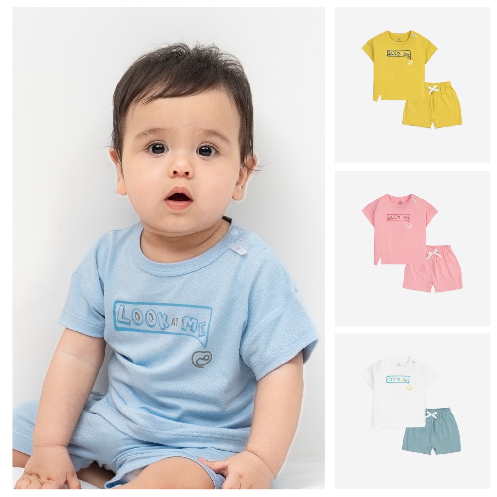Bộ quần áo ngắn tay cài vai - Kyomi LookMe BU