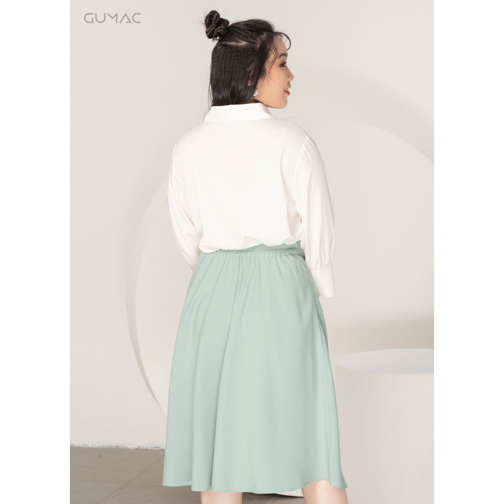 [Mã WABRGUSBD2 giảm 10% tối đa 50k đơn từ 250k] Chân váy nữ oversize thắt nơ GUMAC VA970 | BigBuy360 - bigbuy360.vn