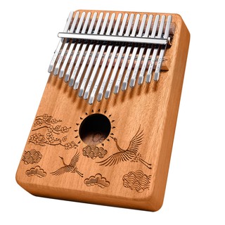 Đàn kalimba gỗ hộp cộng hưởng 17 phím CEGA-M17- KÈM HỘP CHỐNG SỐC