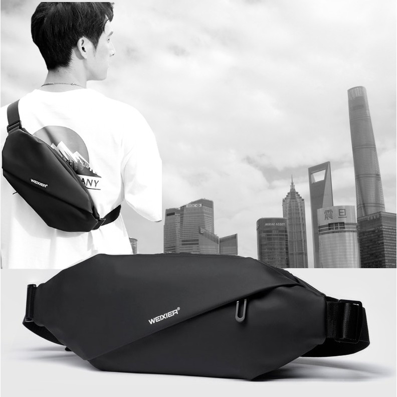 [Mã TONGMLS10 giảm 10K ] Túi đeo chéo thể thao nam cao cấp Weixier chất liệu vải Kate Ford- chống nước chống xước | BigBuy360 - bigbuy360.vn