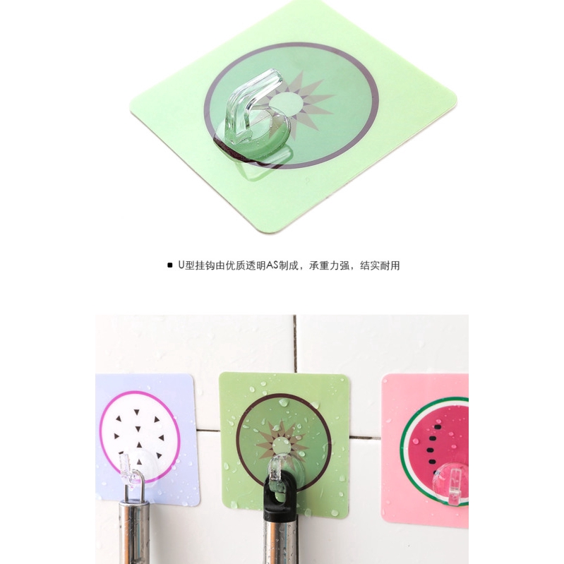 Móc dính gắn tường không cần khoan lỗ với độ dính mạnh mẽ chịu tải tốt