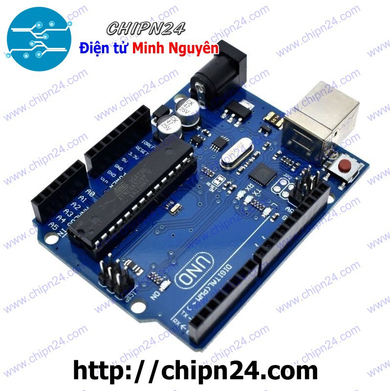 [1 pcs] Arduino UNO R3 (Chip cắm)