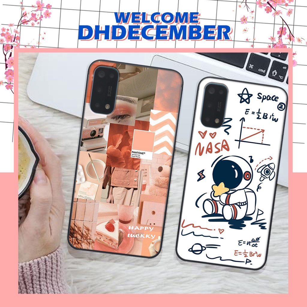 Ốp lưng Realme 7 PRO in hình nice ,good luck happy ốp xinh viền dẻo đẹp chất