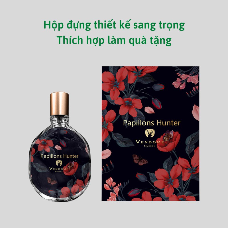 Nước Hoa Nữ Vendom Papillons Hunter 75ml Hương Thơm Sang Trọng, Quyến Rũ, Thơm Lâu 12h Nước Hoa Nội Địa | Thế Giới Skin Care