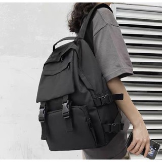 Balo basic Unisex đen SS2020(2khoá) 🥳 CÓ SẴN 🥳