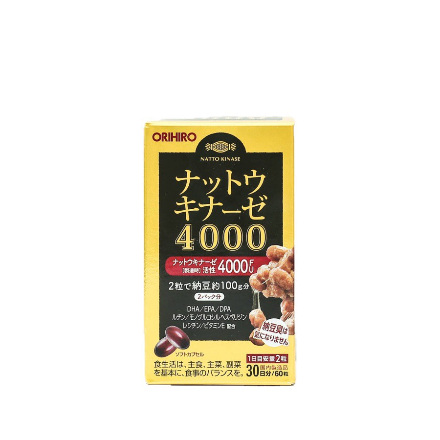 Viên Uống Hỗ Trợ Phòng Đột Quỵ 4000 FU Nhật Bản 60 Viên