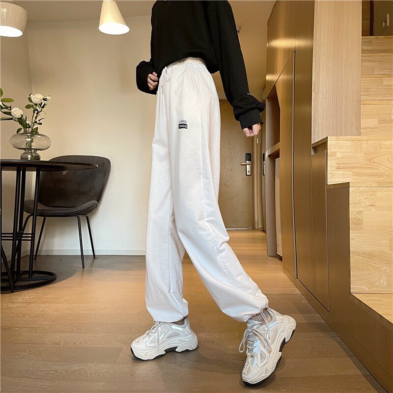 Quần jogger có dây rút chân siêu hot in hình cute 219