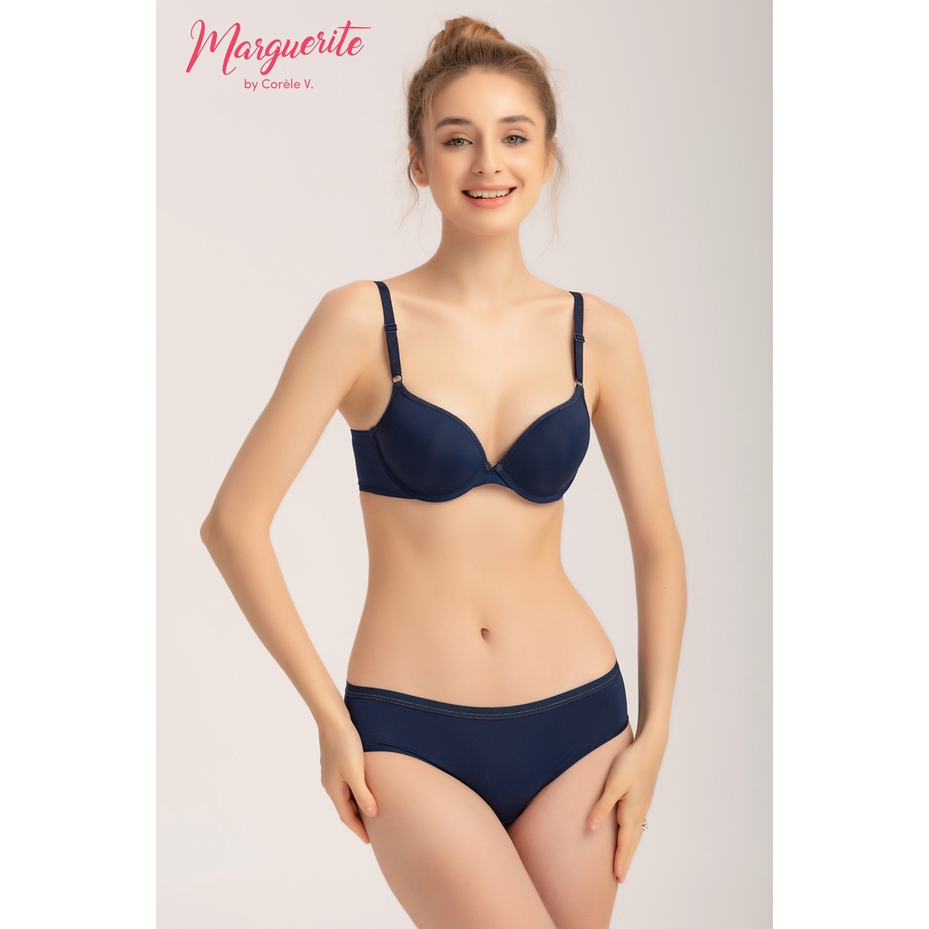 Quần lót nữ Marguerite Paris 03138 lưng vừa dáng tam giác, chất liệu vải thun lạnh mềm mịn mát, thoáng khí