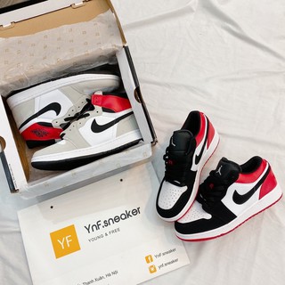 [FULL BOX] Giày thể thao Jordan cổ thấp xám/ đen/ blue/ các màu