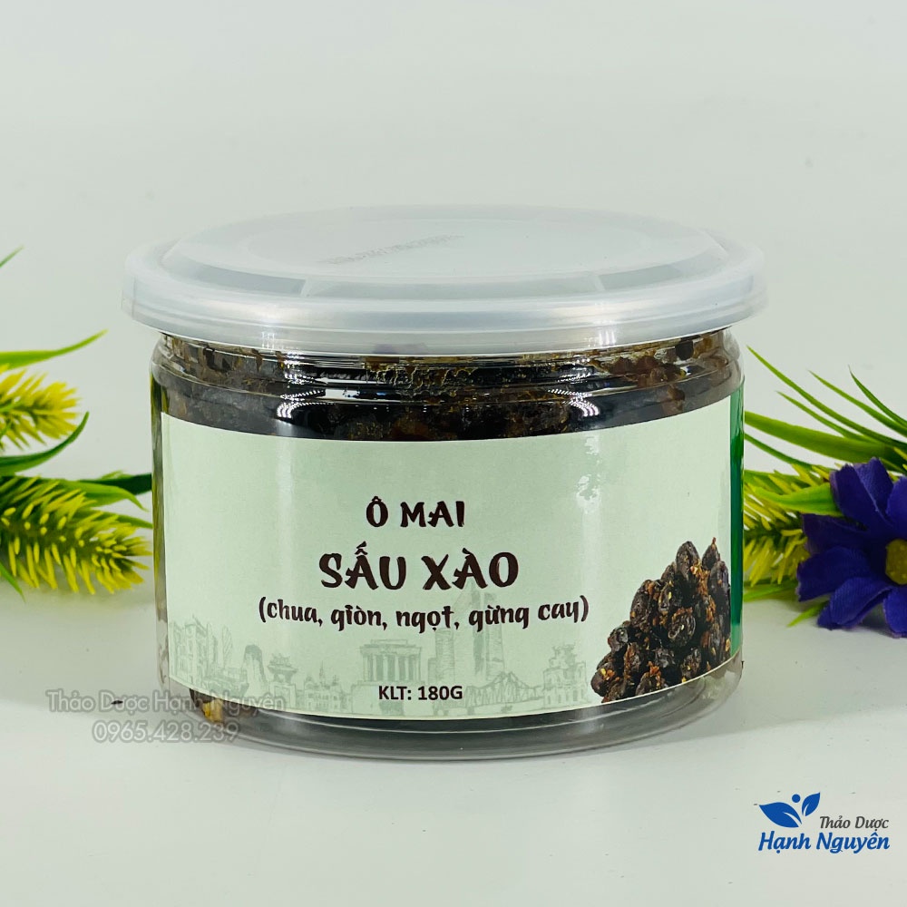 Ô mai sấu xào gừng (Đồ ăn vặt, đặc sản Hà Nội, xí muội) - Thảo Dược Hạnh Nguyên
