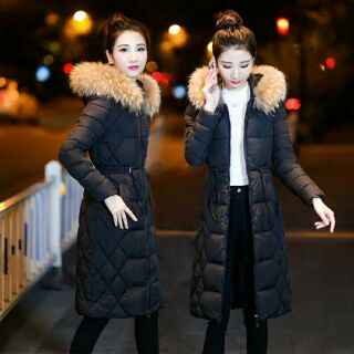Áo phao dài siêu nhẹ ấm QC