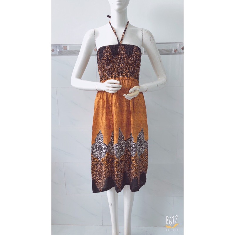 [chọn màu/45-60ký]Đầm maxi lanh ống 9 tấc | BigBuy360 - bigbuy360.vn