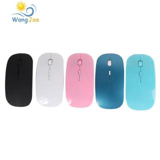 Bộ chuột quang không dây siêu mỏng nhiều màu 2.4G cho máy tính