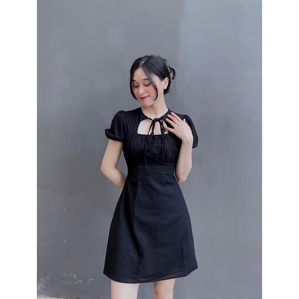 Váy babydoll xếp li ngực 2 lớp Khánh Như Store