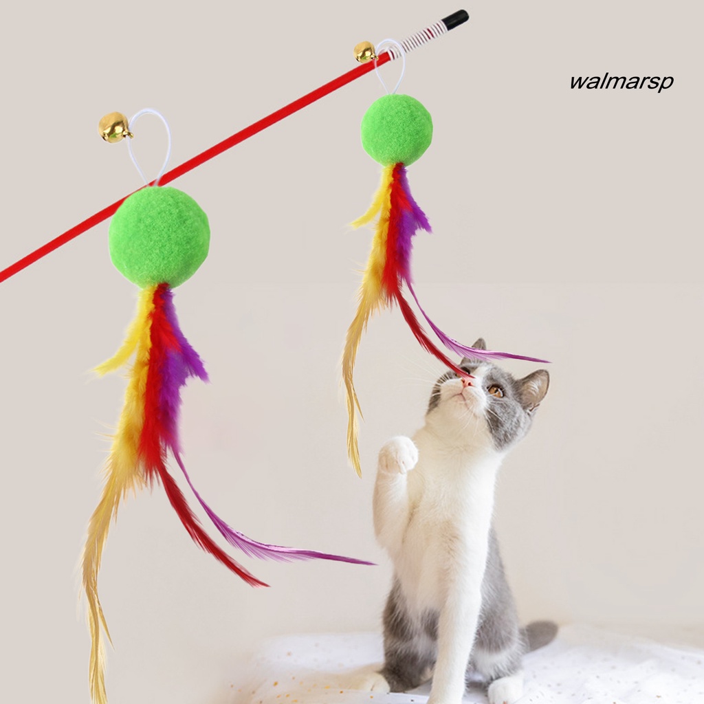 Đồ Chơi Quả Cầu Lông Vũ Dành Cho Mèo Cưng