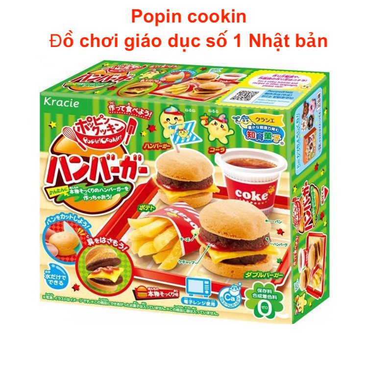 Popin Cookin Hamburger Đồ Chơi Nấu Ăn Tự Làm Bánh Hamburger Nhật Bản