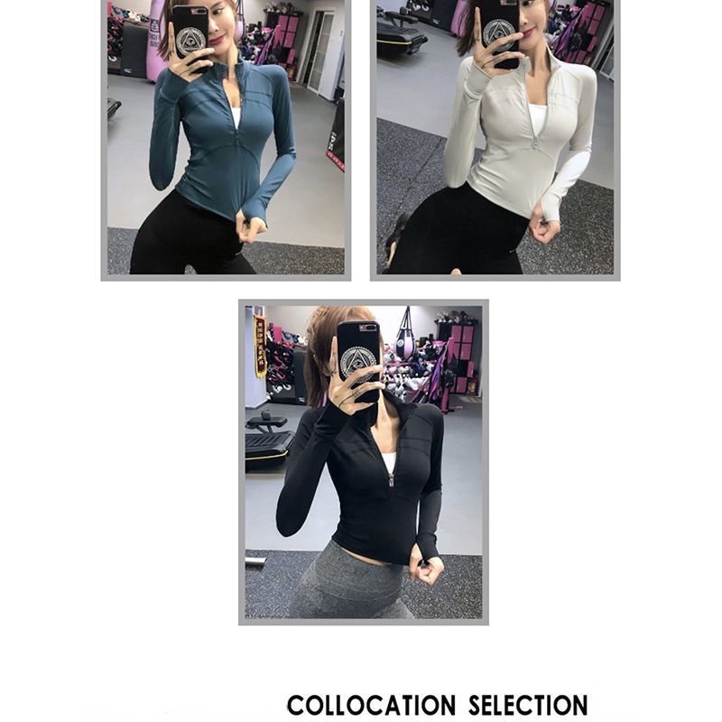 Áo Thun Thể Thao Tay Dài Chất Liệu Co Giãn Thoải Mái