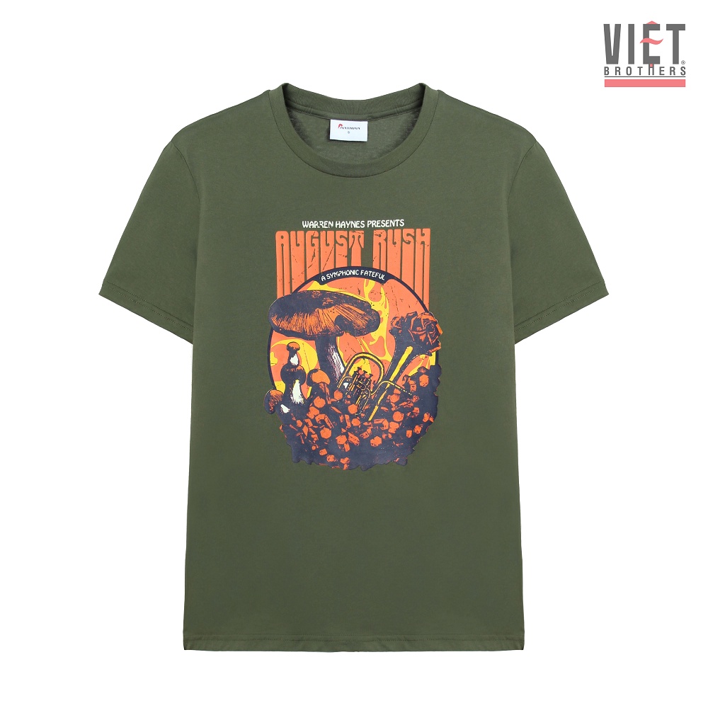 Áo phông unisex VIỆTBROTHERS in hình cây nấm 221APA21