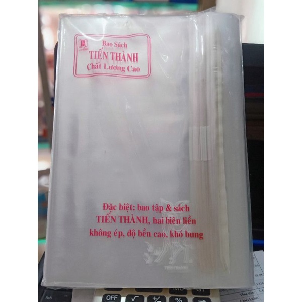 Nylong bao sách,bao tập Tiến Thành dày