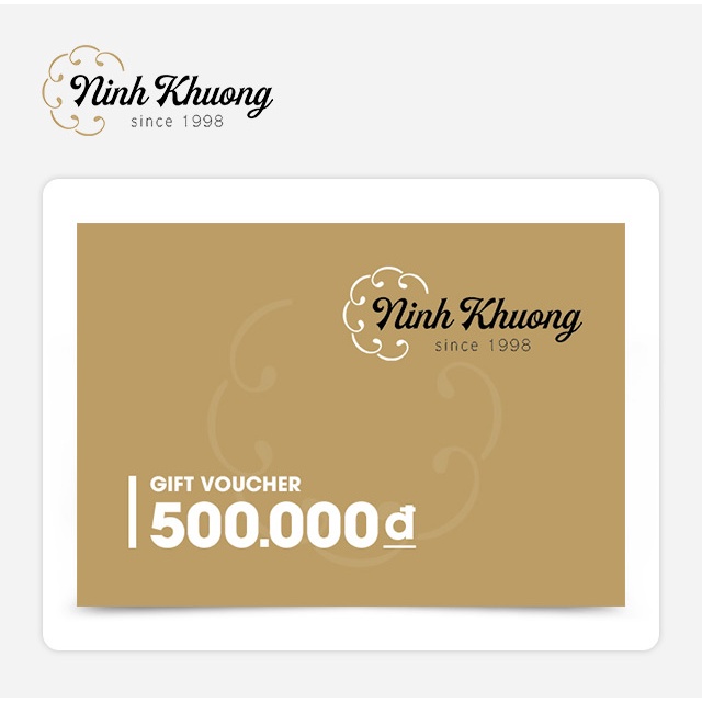 Toàn Quốc [Evoucher] Phiếu quà tặng Ninh Khương 500.000 VNĐ