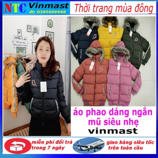 Áo phao nữ dáng ngắn, Áo Phao Có Mũ Siêu Nhẹ (AO B)
