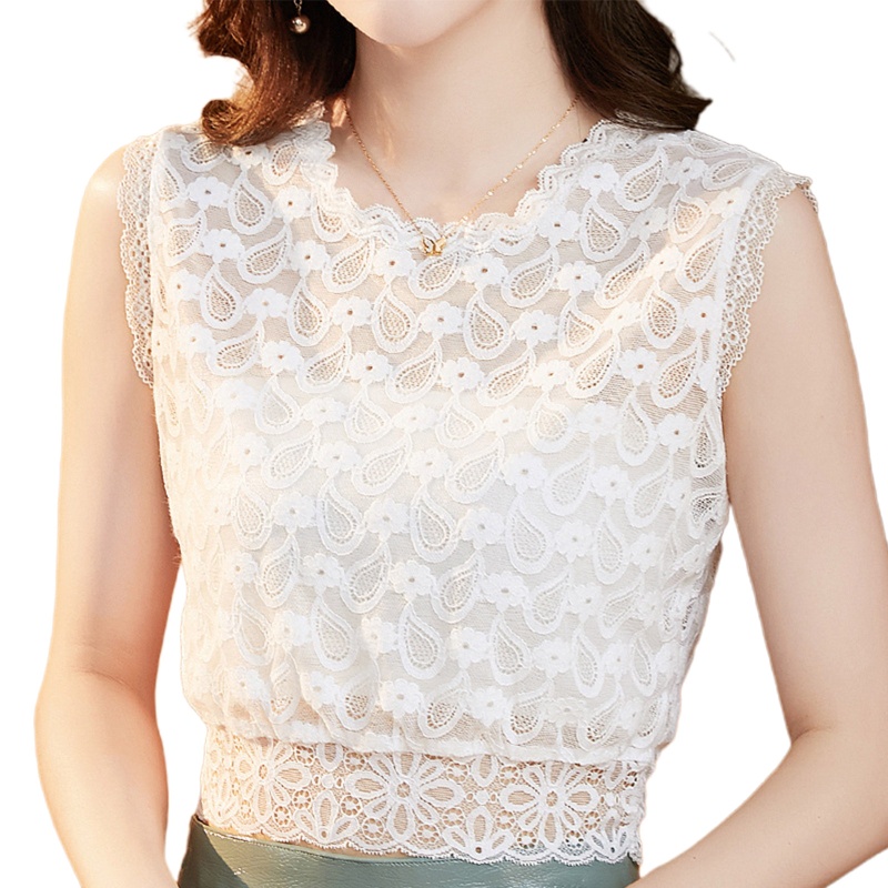 Áo Ren Hoa Cổ Tròn Thời Trang Nữ Tính