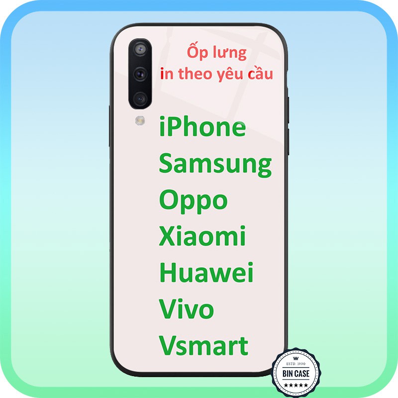 Ốp lưng IN HÌNH THEO YÊU CẦU các dòng máy iPhone Samsung Oppo Xiaomi Huawei Vivo Vsmart