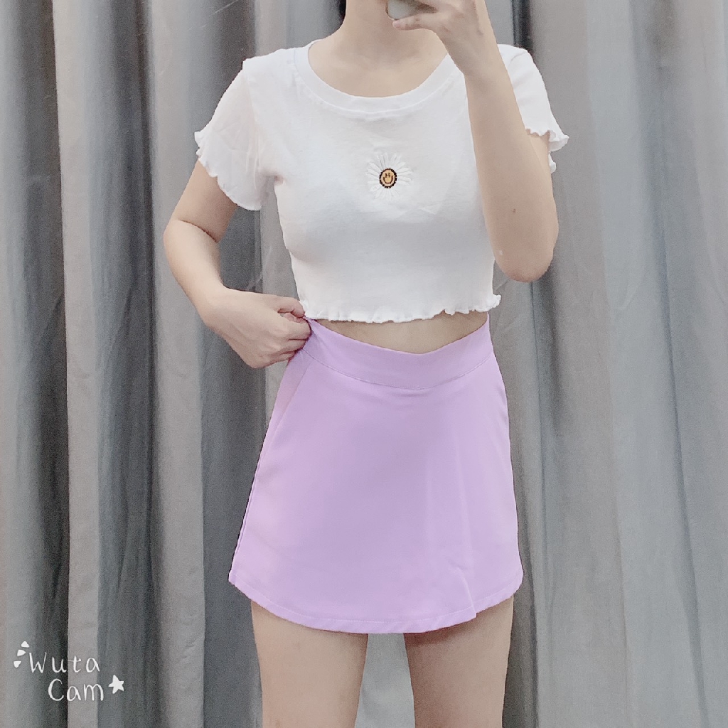 BÁN SỈ QUẦN GIẢ VÁY A - 2 màu đen và vàng | BigBuy360 - bigbuy360.vn