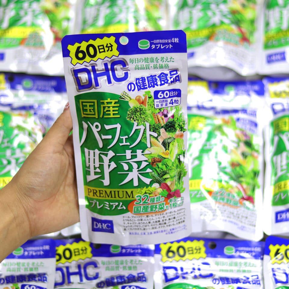 Viên uống D.HC Rau Củ Quả Tổng hợp Premium 60 Ngày (240v/gói) | Thế Giới Skin Care