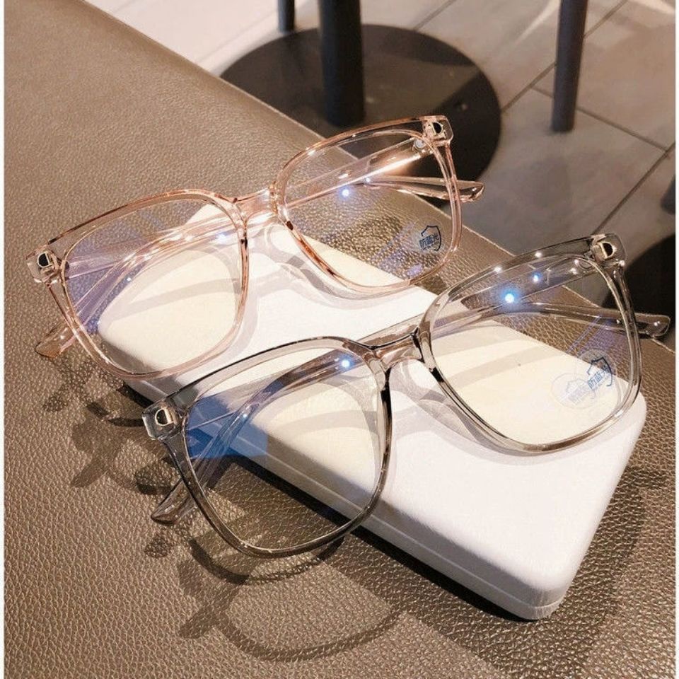 Mắt kính chống tia uv gọng nhựa màu sắc trong suốt thời trang sành điệu