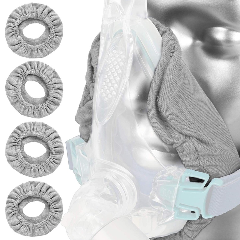 Bộ 4 Miếng Đệm Cotton Mềm Mại Phủ Toàn Diện Có Thể Tái Sử Dụng Cho CPAP
