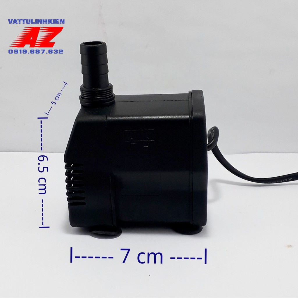 Bơm chìm mini 220V  DYH -18 công suất 18W hút ngang  cho quạt hơi nước