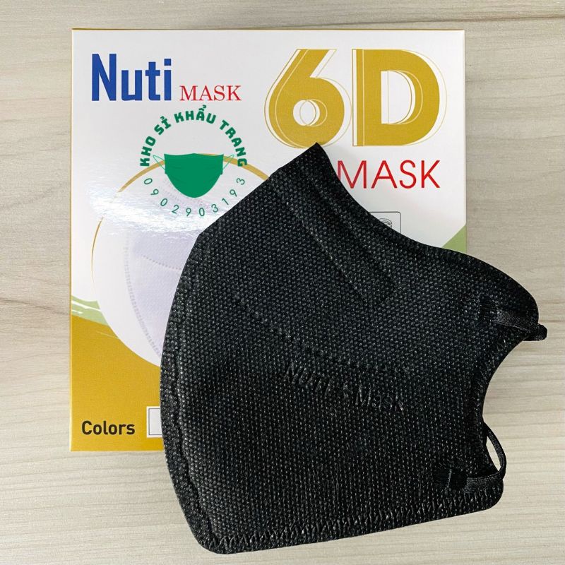 Khẩu trang 6D mask PT hộp 10 cái 5 lớp dày