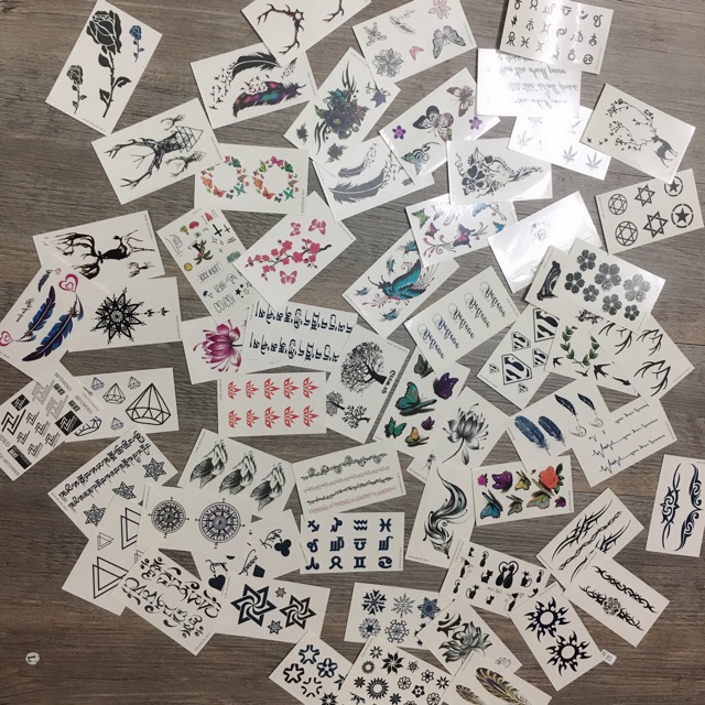 Set 60 miếng hình xăm