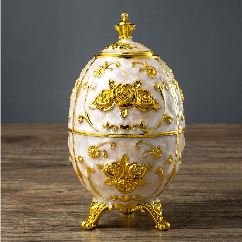 Hộp đựng tăm phong cách Châu âu retro thiết kế thông minh hoa văn tinh xảo