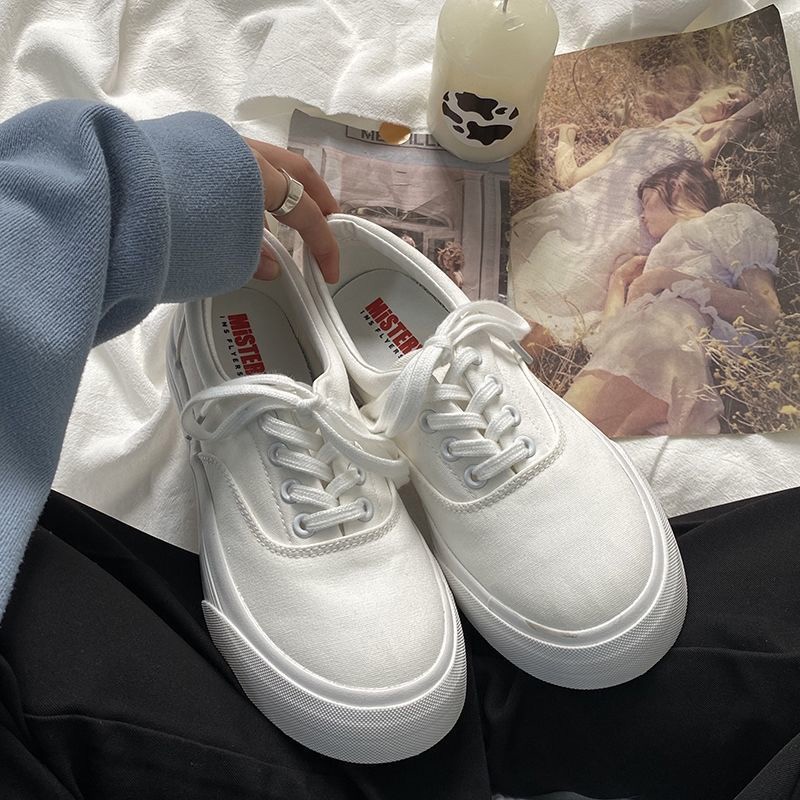 Giày Thể Thao Nam Nữ Basic Vải Canvas Đế Bằng Unisex Giày Sneaker Nam Ulzzang  GVANS01-Molita