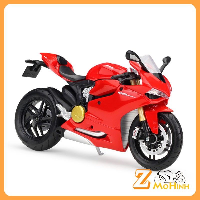 XE MÔ HÌNH MOTO Siêu xe Ducati 1199 Panigale - MAISTO tỷ lệ 1:12