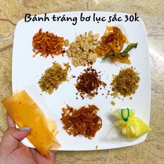 Bánh tráng bơ lục sắc
