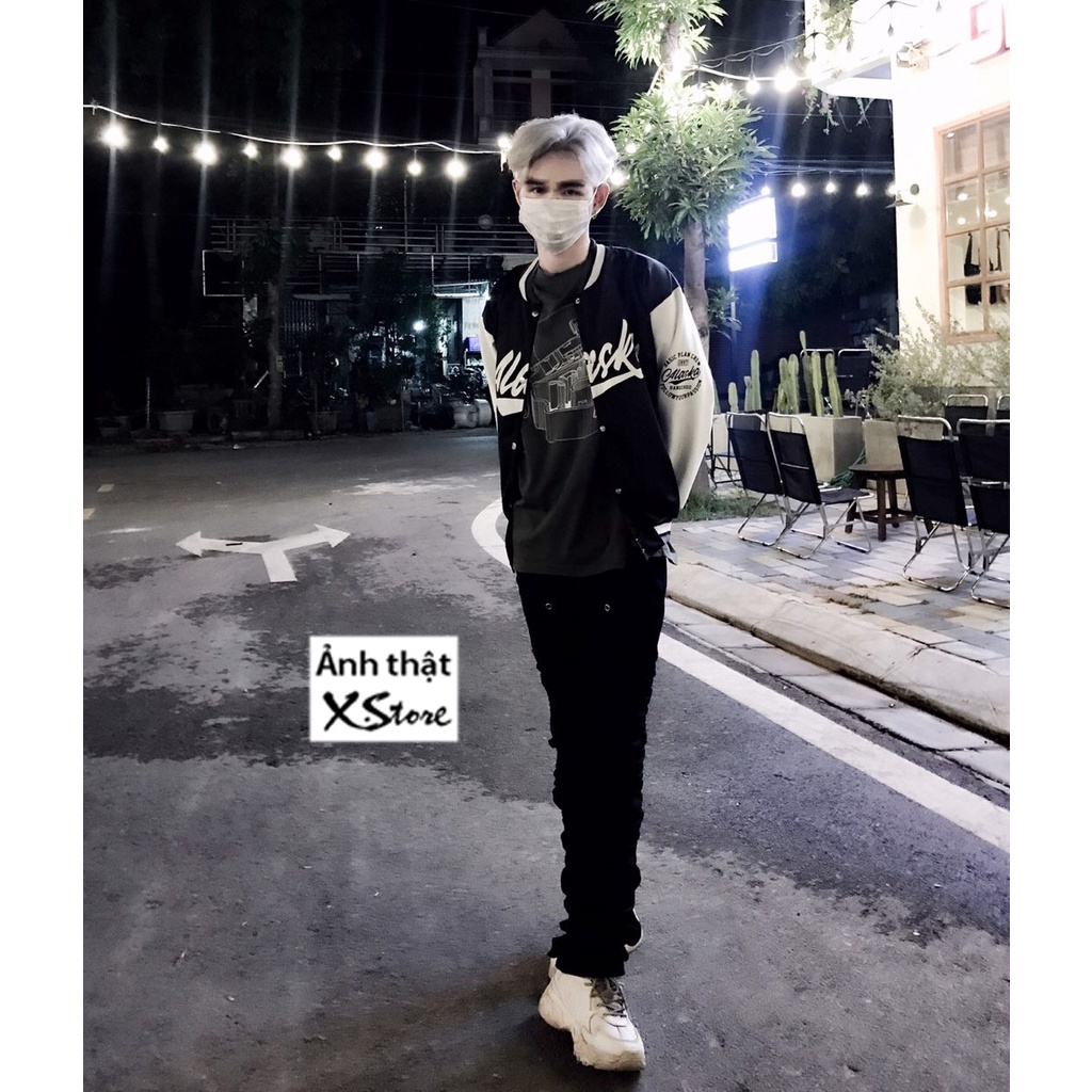 Áo Khoác Bomber Zaclang In Cal Tricot Chất Đẹp 2 Màu - Áo Bomber Nam Nữ Hót Trend 2021 X.Store Có Ảnh Thật Tự Chụp