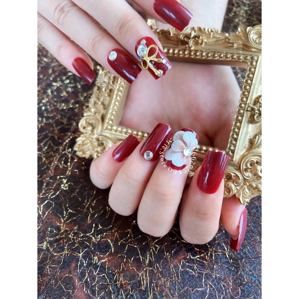 Nailbox thiết kế,bộ móng tay giả,móng úp tay kèm keo