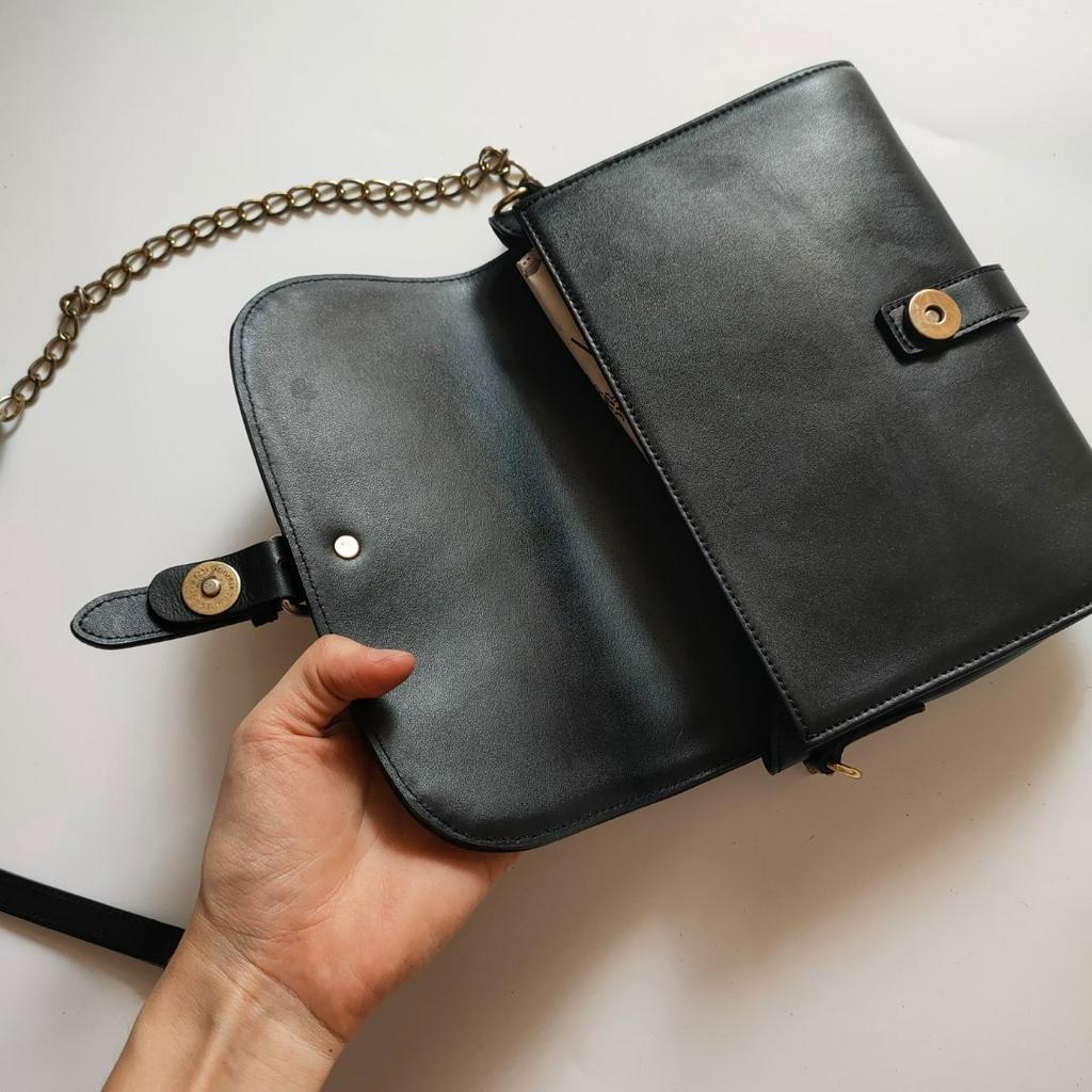 Túi đeo chéo hoặc vai da thật secondhand Đồ Si Bon TD638