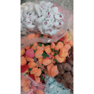 combo 10 Gấu bông mini cho máy gắp thú, làm kẹp tóc