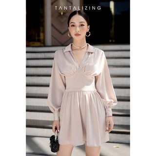 [HÀNG THIẾT KẾ] Váy quả chuông TANTALIZING vải lụa gân