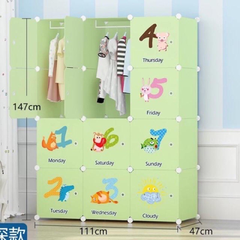 TỦ NHỰA LẮP GHÉP ĐA NĂNG 12 Ô SIZE TO, SÂU 47CM ( chọn mẫu theo phân loại hàng )